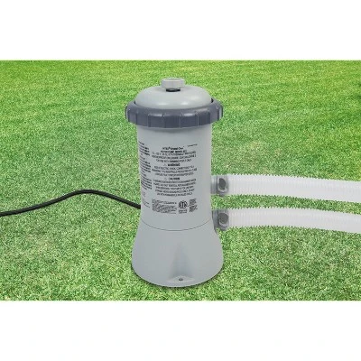 Intex 15ft X 33in Above Ground Swimming Pool, Filter Pump And Vinyl Solar Cover 5 Intex 15ft X 33in Above Ground Swimming Pool, Filter Pump And Vinyl Solar Cover - Image 5