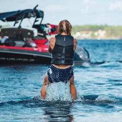 O'Brien Watersports Men's Comfortable Breathable Flex V-Back Lightweight Safety Life Jacket, Yellow And Black, Size Large -Water Sports Equipment GUEST c54cba44 f2bf 4d89 b3b0 b139a24d20dd