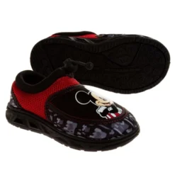 Disney Mickey Mouse Boys Water Shoes - Pool Aqua Socks For Kids- Sandals Bungee Slip On Waterproof Beach Slides Quick Dry (Toddler/Little Kid) -Water Sports Equipment GUEST c81423eb f534 4a5f 8345 03f5af2f7695