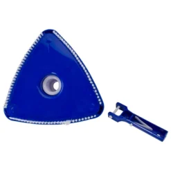 Pool Central Triangular Weighted Swimming Pool Vacuum Head With Swivel Cuff 10.5" - Blue/White -Water Sports Equipment GUEST cc6ea038 1755 4b33 8588 92b7b2933476
