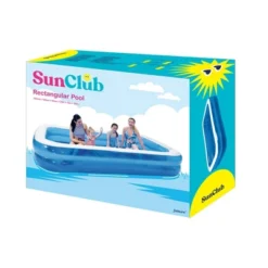 Pool Central 8.5' Blue And White Inflatable Rectangular Swimming Pool -Water Sports Equipment GUEST cec6f153 efc3 4ec8 b2bd e4c8dac4eae9