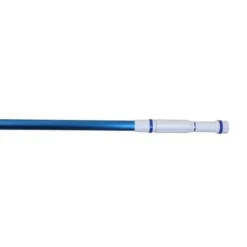 Pool Central Corrugated Adjustable Telescopic Pole For Vacuum Heads And Skimmers 15.25' - Blue