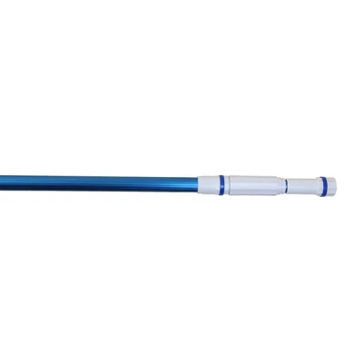 Pool Central Corrugated Adjustable Telescopic Pole For Vacuum Heads And Skimmers 15.25' - Blue 1 Pool Central Corrugated Adjustable Telescopic Pole For Vacuum Heads And Skimmers 15.25' - Blue