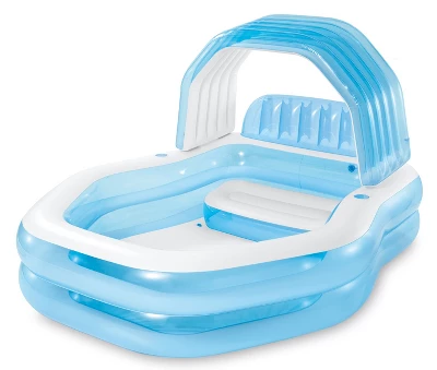 Intex 57186EP Swim Center Sun Shade Family Inflatable Pool 90" X 75" X 53" 1 Intex 57186EP Swim Center Sun Shade Family Inflatable Pool 90" X 75" X 53"