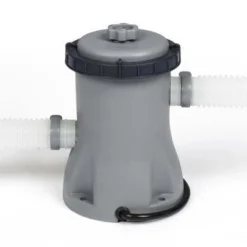 Bestway Steel Pro Max Heavy Duty 12 Foot X 30 Inch Round Above Ground Frame Swimming Pool With Filter Pump And Flowclear 12 Foot Pool Cover With Ropes -Water Sports Equipment GUEST d62c1966 3dce 48f5 b943 5e4541d84300