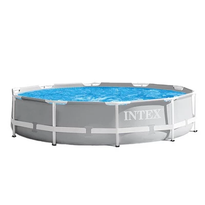 Intex 10ft X 10ft X 30in Pool W/ 10 Foot Round Pool Cover And Filter Cartridge 1 Intex 10ft X 10ft X 30in Pool W/ 10 Foot Round Pool Cover And Filter Cartridge