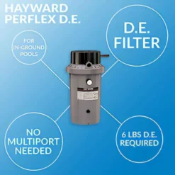 Hayward W3EC65A Perflex Extended Cycle D.E. Swimming Pool Filter Tank Flex-Tube