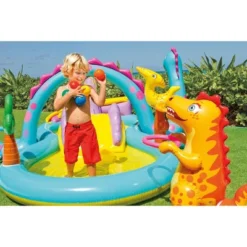 Intex 11' X 7.5' X 44" Play Center Kiddie Pool & 120V Electric Air Pump -Water Sports Equipment GUEST e5ada45a 031f 4fee 8aae 2f402b8d130e