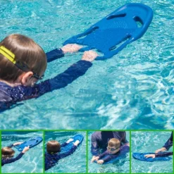 GoSports X5 Swim Kickboard For Swimming Training And Pool Exercise - Blue