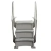 Confer CCXIG In Ground Swimming Pool Grand Entry Curve Steps Stairs System, Gray