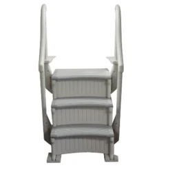Confer CCXIG In Ground Swimming Pool Grand Entry Curve Steps Stairs System, Gray