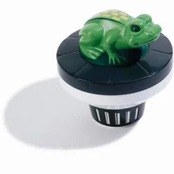 Swimline Frog Floating Swimming Pool Chlorine Dispenser 7.5" - Green/Black