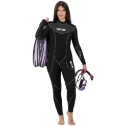 SEAC Sense Black Women's One-Piece Wetsuit