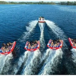 WOW Power Steer 3-Person Steerable Deck Tube -Water Sports Equipment GUEST f8628350 aa1f 44c6 91e2 f95b8aad64a5